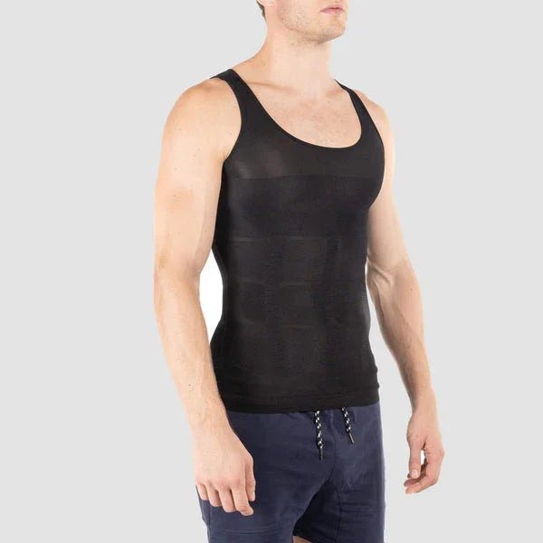 Sculptcore – Men'S Body Shaper, Men's Body Shaper Slimming Shirt,  Compression Base Layer Men, Ionic Shaping Shirt (White,X-Large), Shirts -   Canada